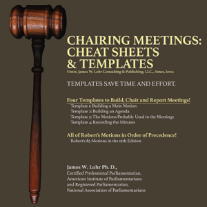 Chairing Meetings: Cheat Sheets & Templates © 2021